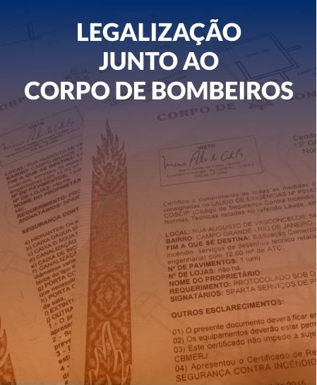 Legalização Junto ao Corpo de Bombeiros